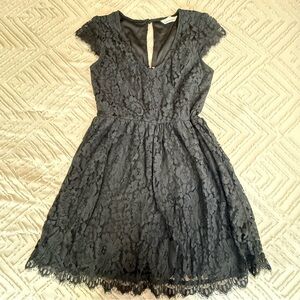 Speechless Black Lace Dress | M